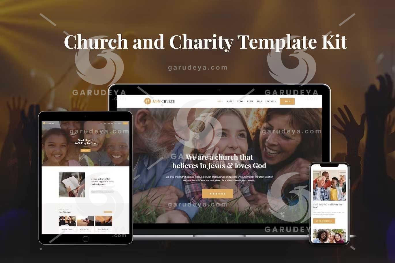 Holy - Church & Charity Template Kit