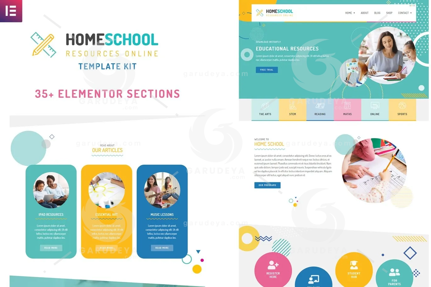 Home School – Premium Elementor Template Kit