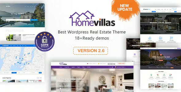 Home Villas Real Estate WordPress Theme