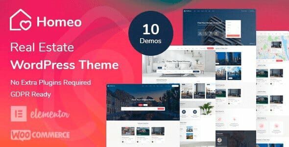 Homeo – Real Estate WordPress Theme