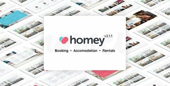 Homey Booking And Rentals Theme