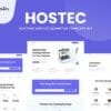 Hostec - Hosting Service Elementor Template Kit