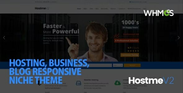 Hostme v2 - Responsive WordPress Theme