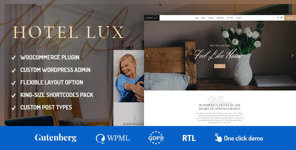 Hotel Lux – Resort & SPA WordPress Theme