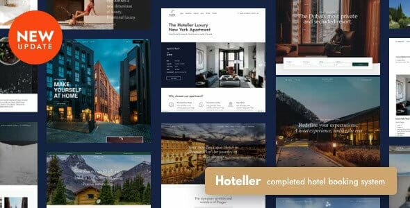 Hoteller Hotel Booking WordPress Theme