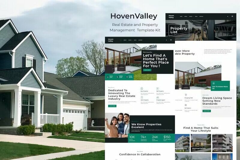 Hovenvalley – Real Estate and Property Management Template Kit