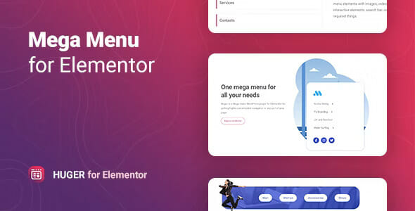 Huger – Mega Menu for Elementor