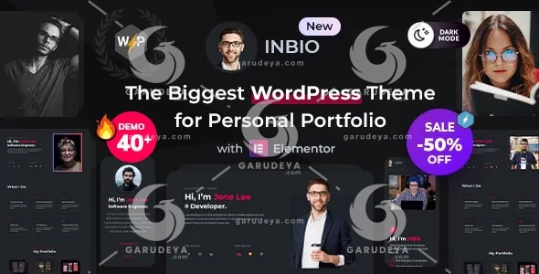 InBio – Personal Portfolio WordPress Theme