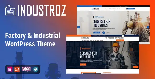 Industroz – Factory & Industrial WordPress Theme