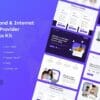 Inexus - Broadband & Internet Service Provider Elementor Template Kit