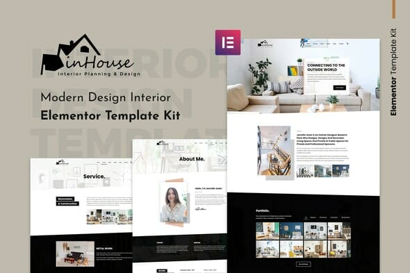 Inhouse – Modern Design Interior Elementor Template Kit