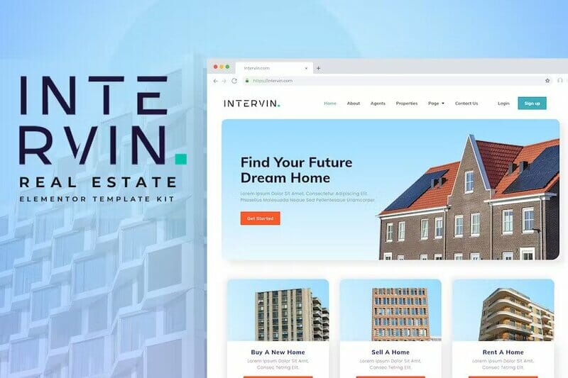 Intervin - Real Estate Elementor Template Kit