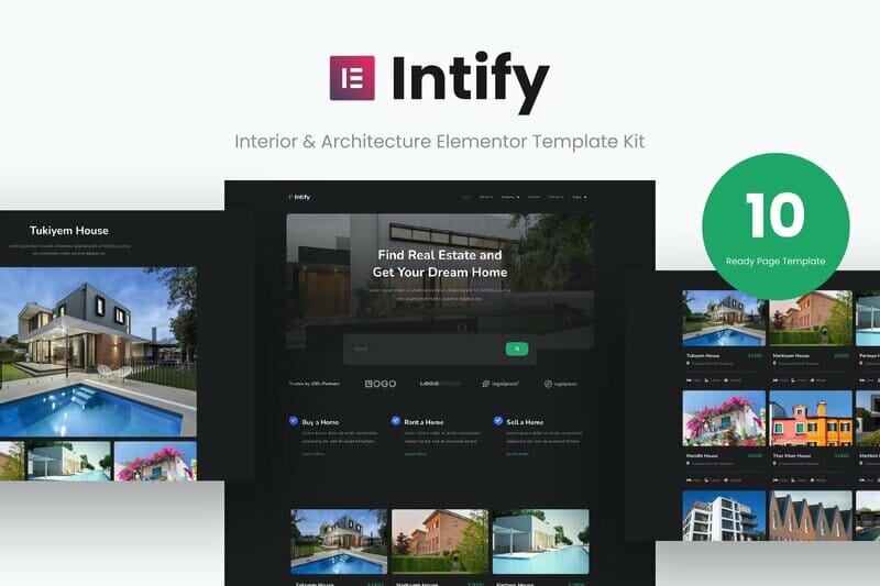 Intify – Real Estate Elementor Template Kit