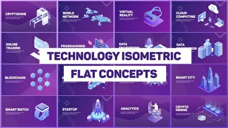 Isometric Technology VideoHive 22413322