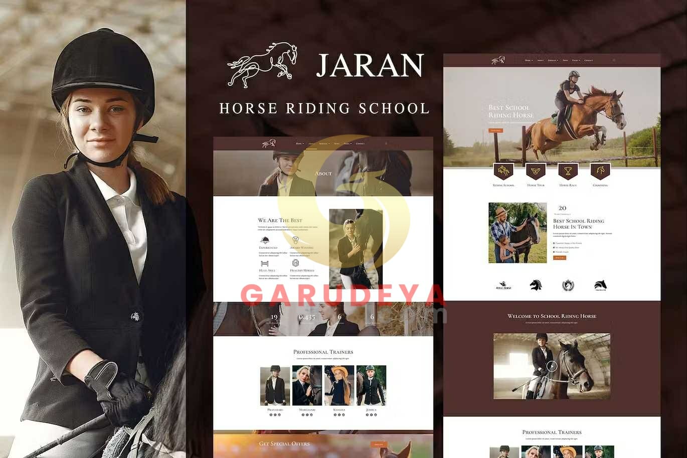 Jaran – Horse Riding School Elementor Template Kit