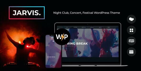 Jarvis - Night Club, Concert, Festival WordPress Theme