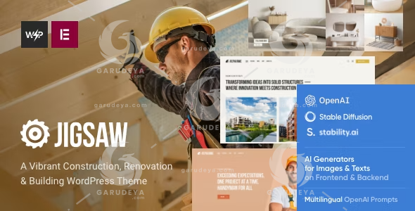 Jigsaw - Building & Construction WordPress Theme