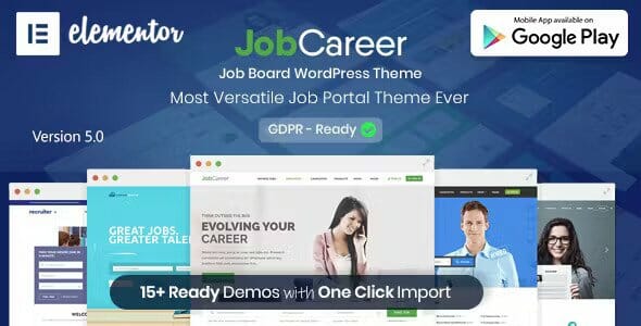 JobCareer | Job Board Responsive WordPress Theme