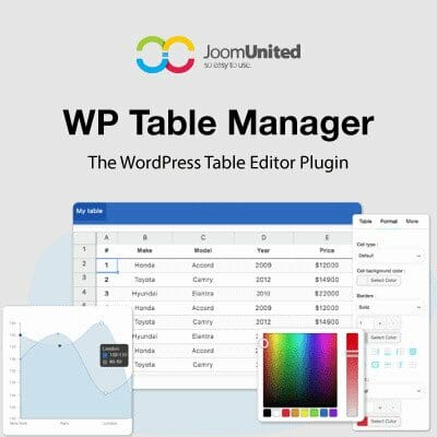 JoomUnited WP Table Manager