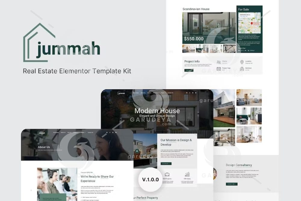 Jummah – Real Estate Elementor Template Kit