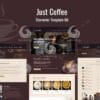 Justcoffee - Cafe and Coffee Elementor Template Kit