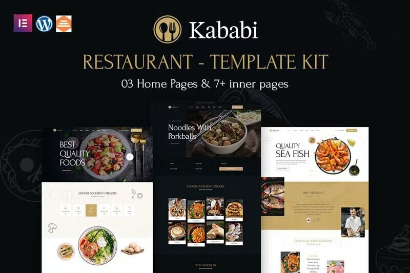 Kababi – Restaurant Elementor Template Kit