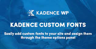 Kadence WP Custom Fonts