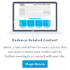 Kadence Related Content Plugin