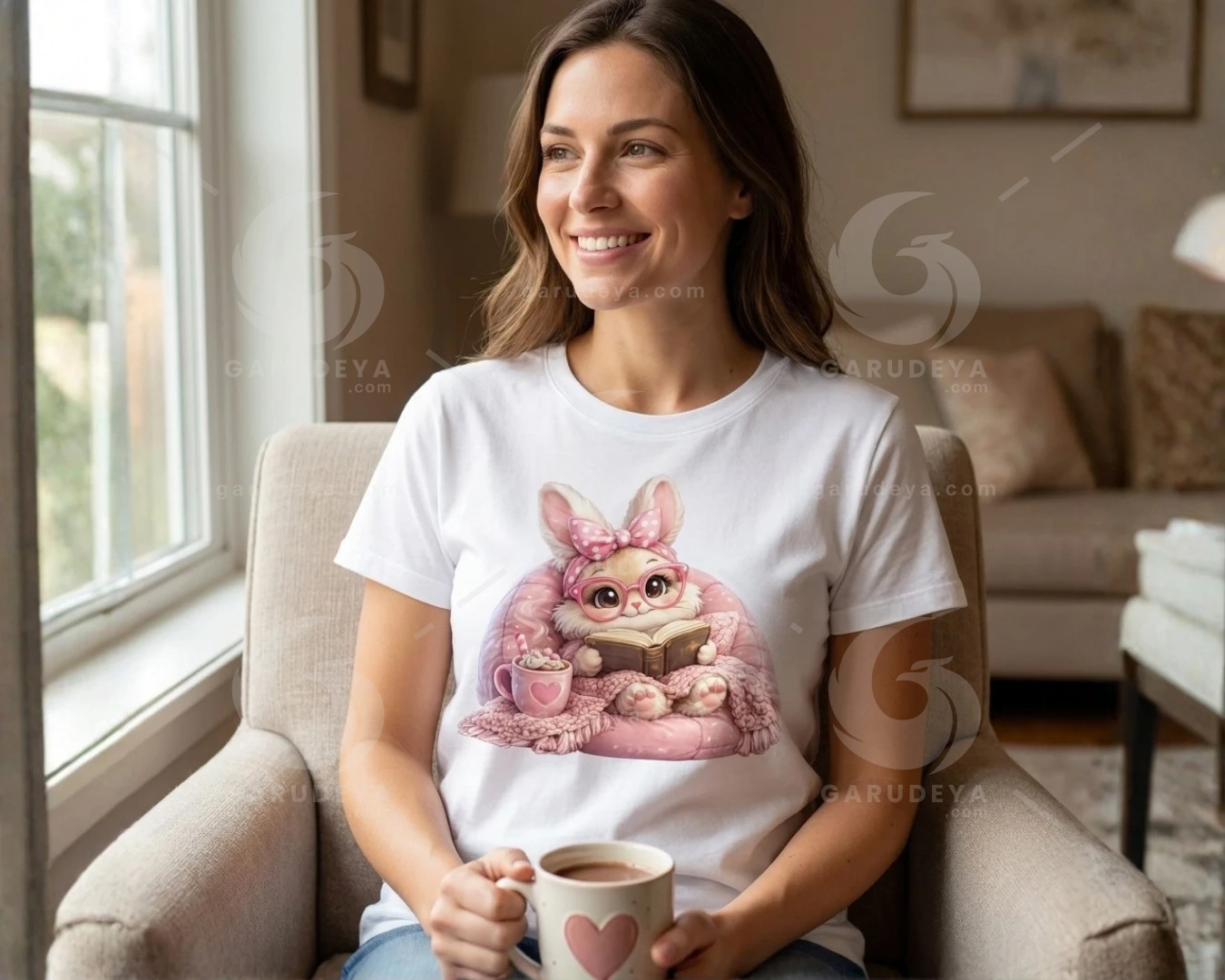 Kawaii Cozy Reading Animals | Cute Whimsical Animal Clipart Bundle | 36 PNG Transparent | Commercial Use