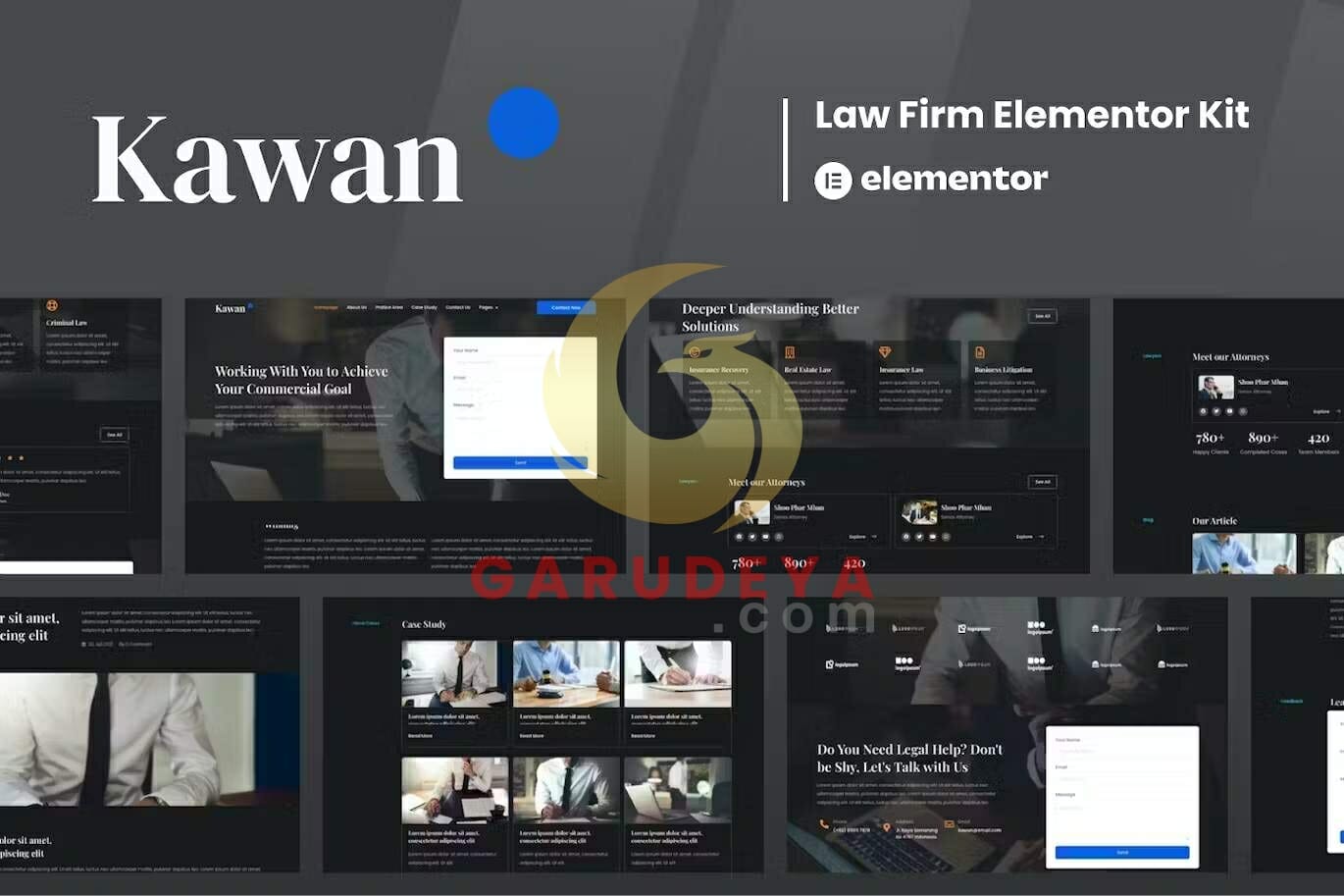 Kawan – Law Firm Elementor Template Kit