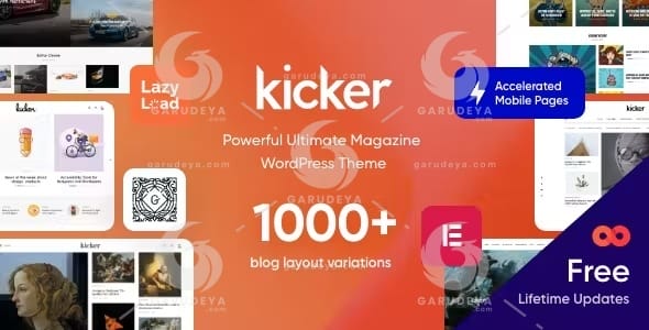 Kicker - Multipurpose Blog Magazine WordPress Theme + Gutenberg