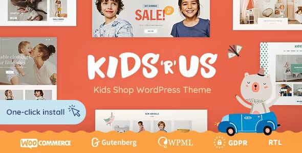 Kids R Us – Toy Store and Children Clothes Shop Theme