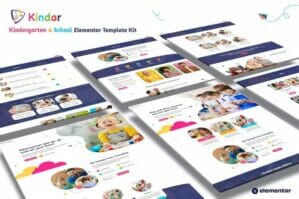 Kindar - Kindergarten & School Elementor Template Kit
