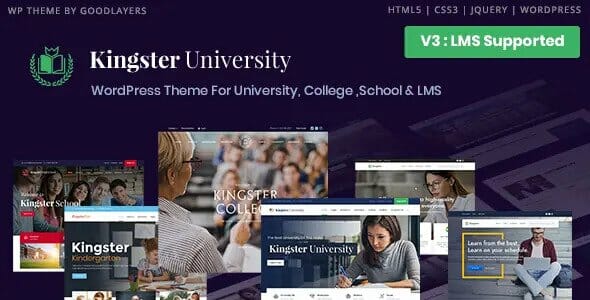 Kingster – Education WordPress For University, College and School