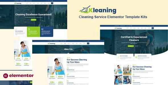 Kleaning – Cleaning Service Elementor Template Kits