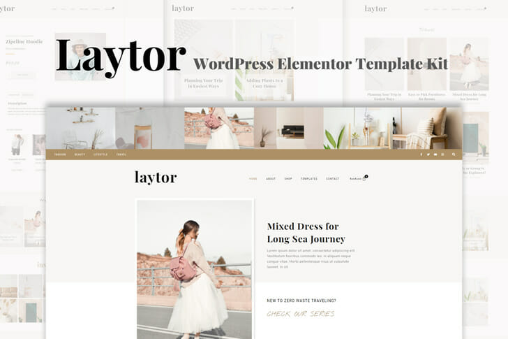 LAYTOR – BLOGGING & MAGAZINE WORDPRESS ELEMENTOR TEMPLATE KIT