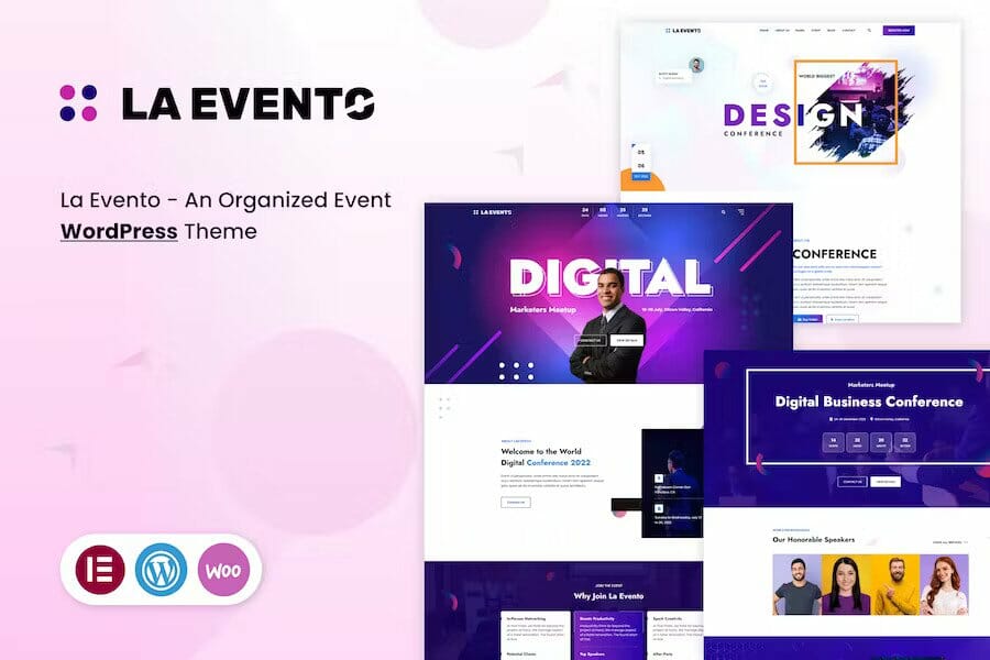 La Evento – An Organized Event WordPress Theme