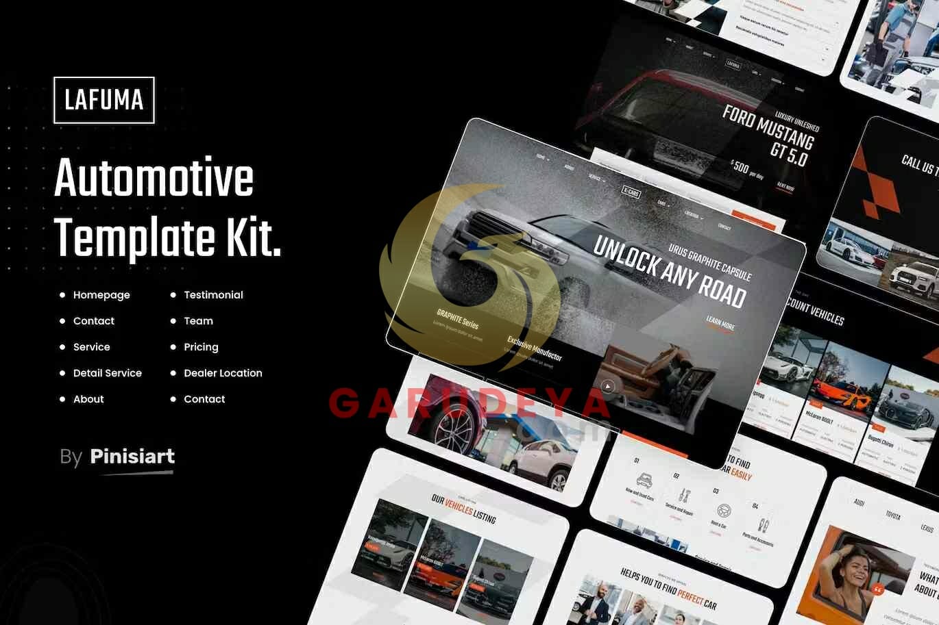 Lafuma – Car Rental & Auto Dealer Elementor Template Kit