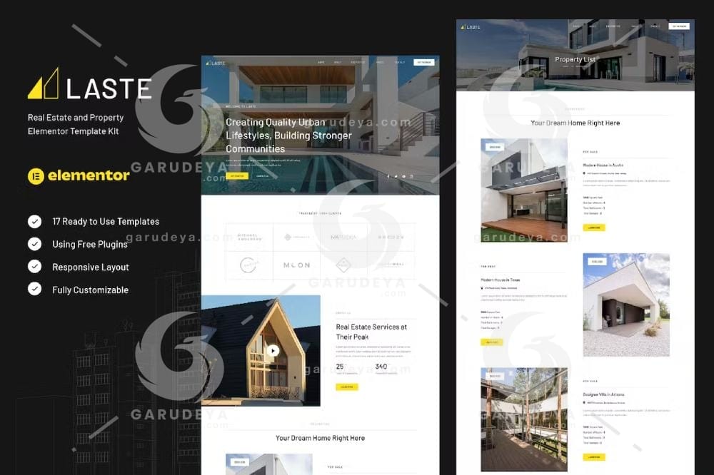 Laste – Real Estate & Property Elementor Template Kit