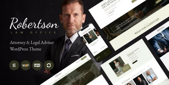 Law Office | Attorney & Legal Adviser WordPress Theme + RTL