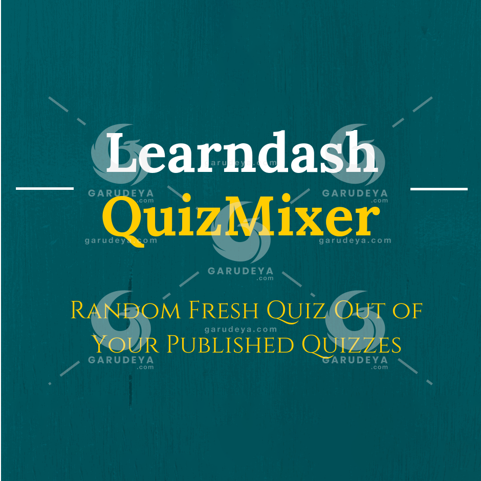 LearnDash QuizMixer Plugin