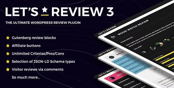 Lets Review Wordpress Plugin