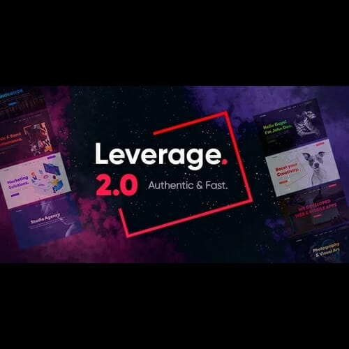 Leverage – Agency and Portfolio WordPress Theme