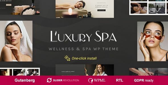 Luxury Spa – Wellness and Beauty WordPress Theme