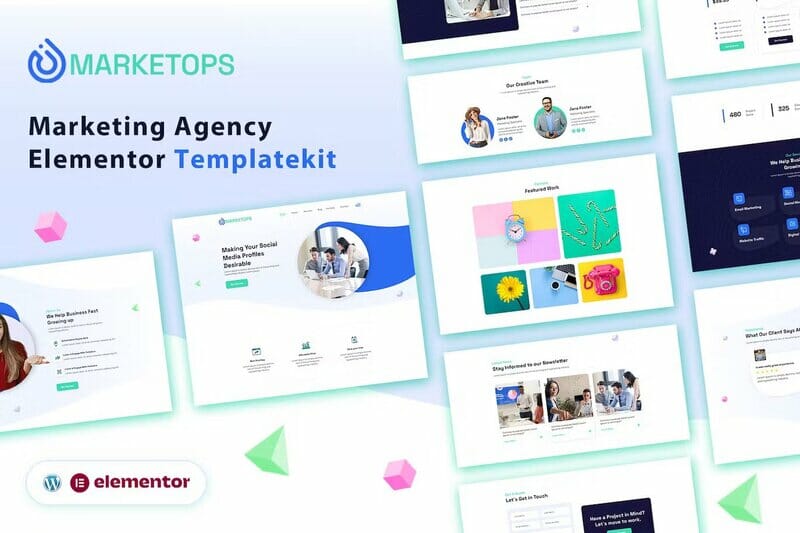 MARKETOPS | Marketing Elementor Template Kit