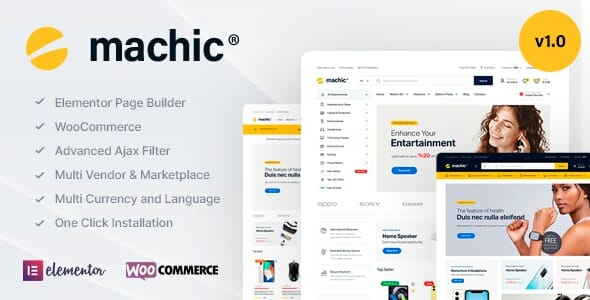 Machic – Electronics Store WooCommerce Theme