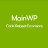 MainWP Code Snippets Extension