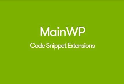 MainWP Code Snippets Extension