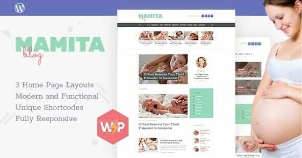 Mamita Pregnancy & Maternity Cinique Blog WordPress Theme