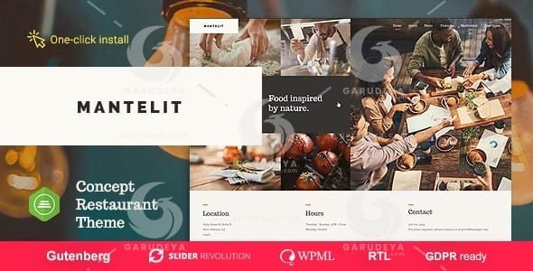 Mantelit – Food Delivery & Restaurant WordPress Theme